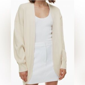 Aritzia Babaton Decision Birch Cardigan Sweater